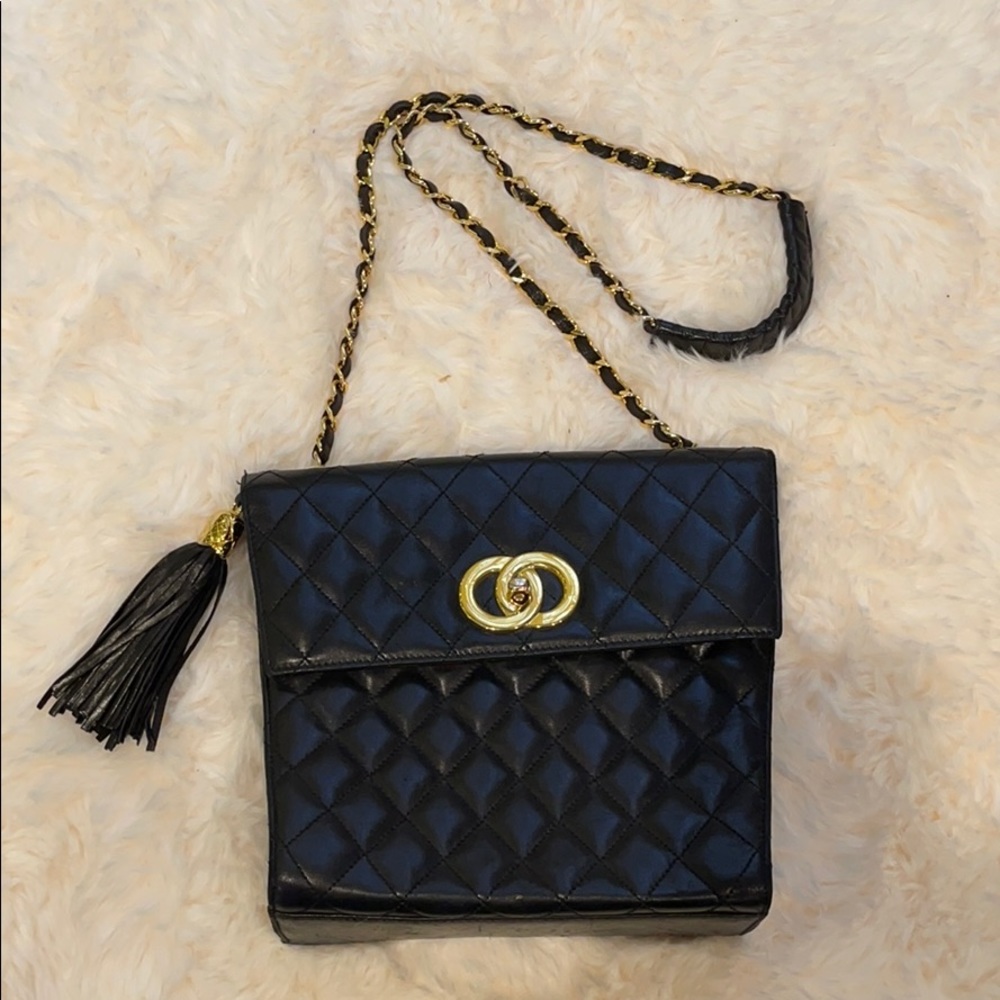 Vintage Italian REAL LEATHER Bonelli Purse